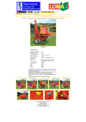 Sjekači drva Loma K 30 HPF