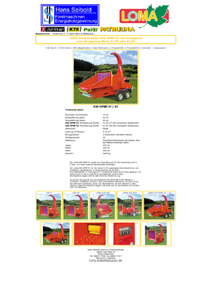 Sjekači drva Loma K 50 HPMF 65