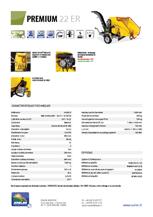Sjekači drva TS-Industrie Premium 22 ER