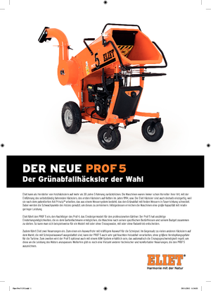 Sjekači drva Eliet Prof 5 B