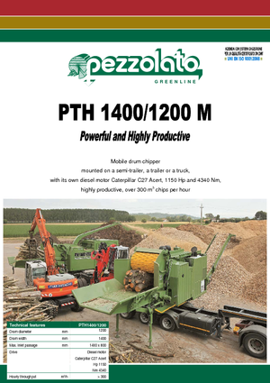 Sjekači drva Pezzolato PTH 1400/1200