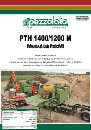 Sjekači drva Pezzolato PTH 1400/1200