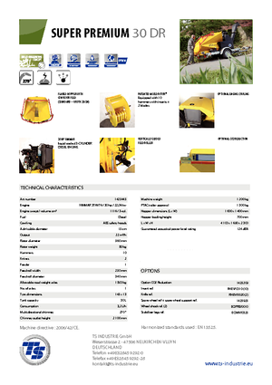 Sjekači drva TS-Industrie Super Premium 30 DR