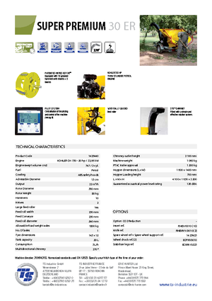 Sjekači drva TS-Industrie Super Premium 30 ER