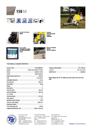Sjekači drva TS-Industrie TS 150 M