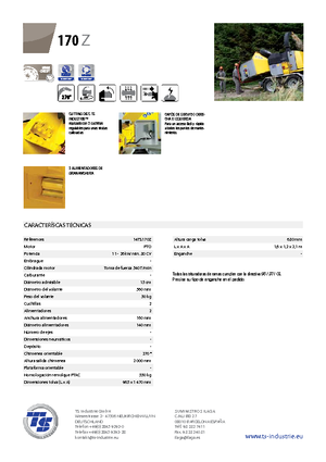 Sjekači drva TS-Industrie TS 170 Z