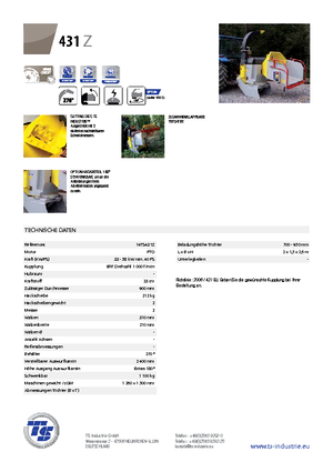 Sjekači drva TS-Industrie TS 431 Z