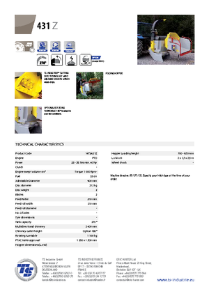 Sjekači drva TS-Industrie TS 431 Z