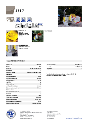 Sjekači drva TS-Industrie TS 431 Z