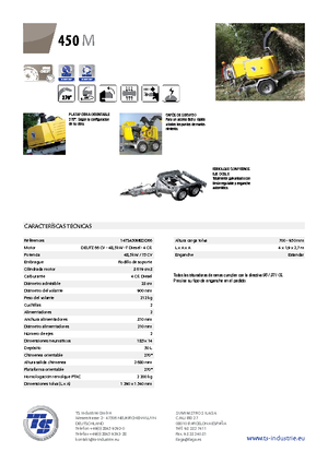 Sjekači drva TS-Industrie TS 450 M