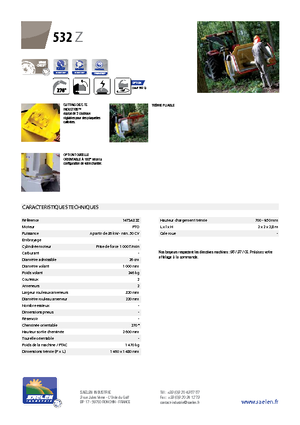 Sjekači drva TS-Industrie TS 532 Z
