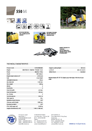 Sjekači drva TS-Industrie TS 550 M