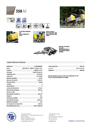 Sjekači drva TS-Industrie TS 550 M