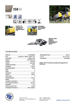 Sjekači drva TS-Industrie TS 550 M