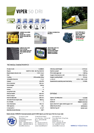 Sjekači drva TS-Industrie Viper 50 DRI