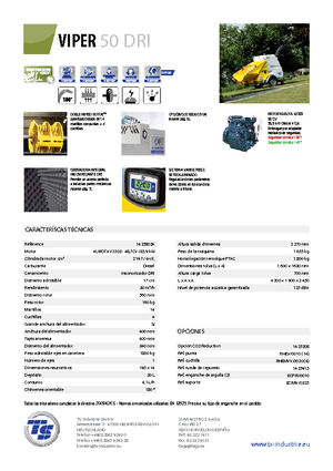 Sjekači drva TS-Industrie Viper 50 DRI