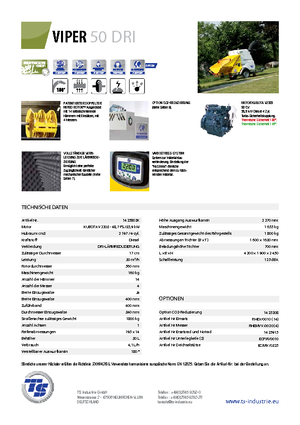 Sjekači drva TS-Industrie Viper 50 DRI