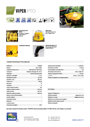 Sjekači drva TS-Industrie Viper PTO