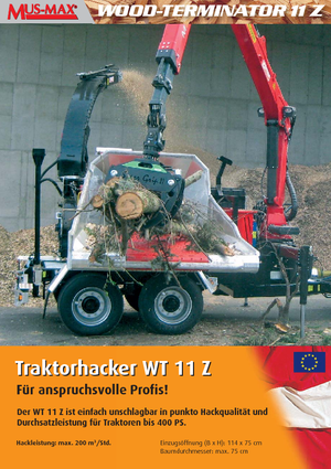 Sjekači drva MUS-MAX Wood-Terminator 11 Z