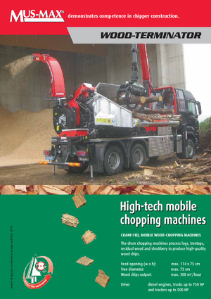 Sjekači drva MUS-MAX Wood-Terminator 7 LZ