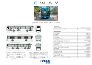 Gradski autobusi Iveco E-way 12 m