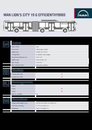 Gradski autobusi MAN Lion’s City 19 G