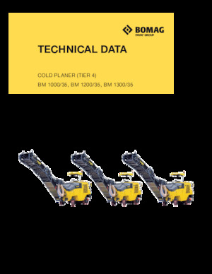 Strojevi za hladno mljevenje Bomag BM 1200/35