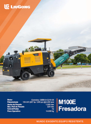 Strojevi za hladno mljevenje Liugong M100E