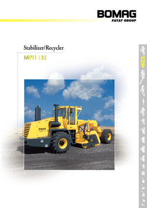 Strojevi za recikliranje cesta/-Hladni reciklaži Bomag MPH 122-2