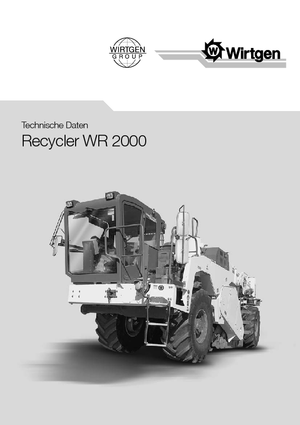 Strojevi za recikliranje cesta/-Hladni reciklaži Wirtgen WR 2000