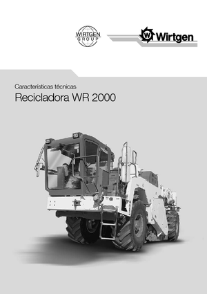 Strojevi za recikliranje cesta/-Hladni reciklaži Wirtgen WR 2000