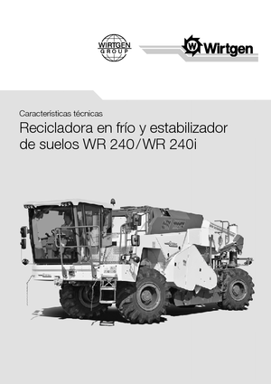 Strojevi za recikliranje cesta/-Hladni reciklaži Wirtgen WR 240