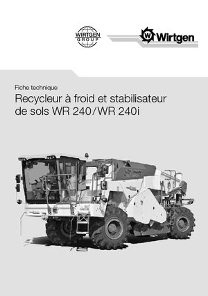 Strojevi za recikliranje cesta/-Hladni reciklaži Wirtgen WR 240