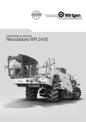 Strojevi za recikliranje cesta/-Hladni reciklaži Wirtgen WR 2400