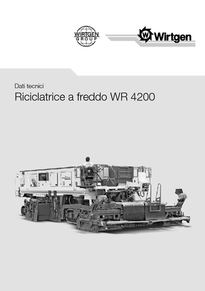 Strojevi za recikliranje cesta/-Hladni reciklaži Wirtgen WR 4200