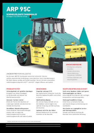 Kombinirani valjci Ammann ARP 95 C