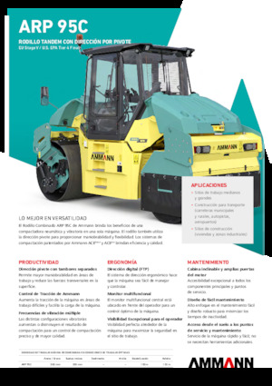 Kombinirani valjci Ammann ARP 95 C