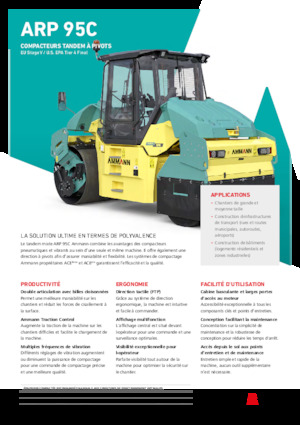 Kombinirani valjci Ammann ARP 95 C