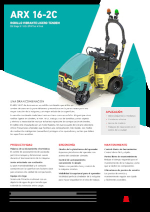 Kombinirani valjci Ammann ARX 16-2C