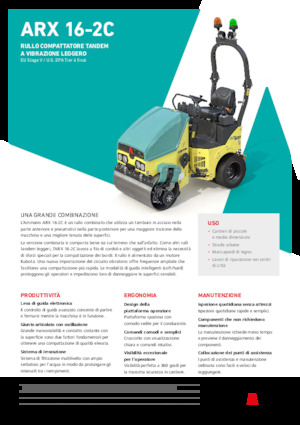 Kombinirani valjci Ammann ARX 16-2C