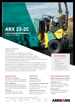 Kombinirani valjci Ammann ARX 23-2C