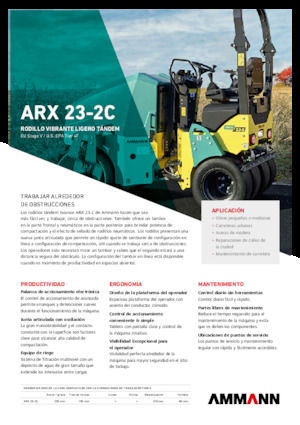 Kombinirani valjci Ammann ARX 23-2C