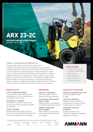 Kombinirani valjci Ammann ARX 23-2C