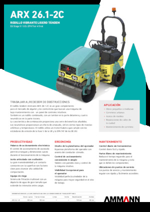 Kombinirani valjci Ammann ARX 26.1-2C