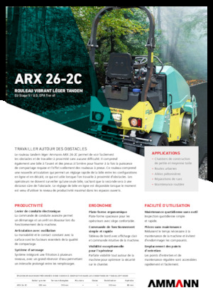 Kombinirani valjci Ammann ARX 26-2C