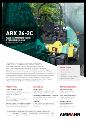 Kombinirani valjci Ammann ARX 26-2C