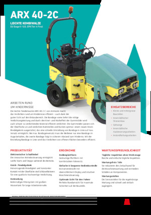 Kombinirani valjci Ammann ARX 40-2C