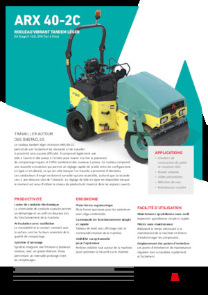 Kombinirani valjci Ammann ARX 40-2C