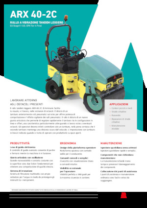 Kombinirani valjci Ammann ARX 40-2C