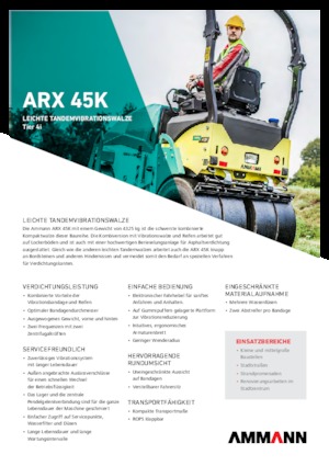 Kombinirani valjci Ammann ARX 45 K